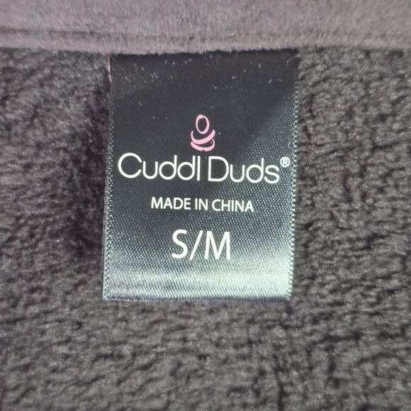 Cuddl Duds Plaid Fleece Poncho S M Dolman Sleeve Button Cozy Wrap Soft Fall - Picture 3 of 10